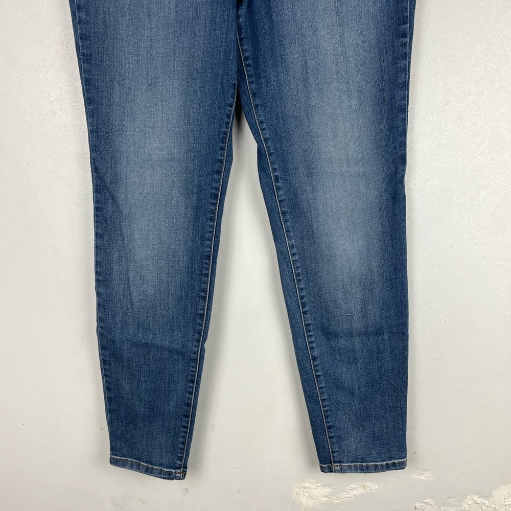 Jessica Simpson High Rise Skinny Jeans Medium Blue 14/32 Denim - Picture 4 of 13